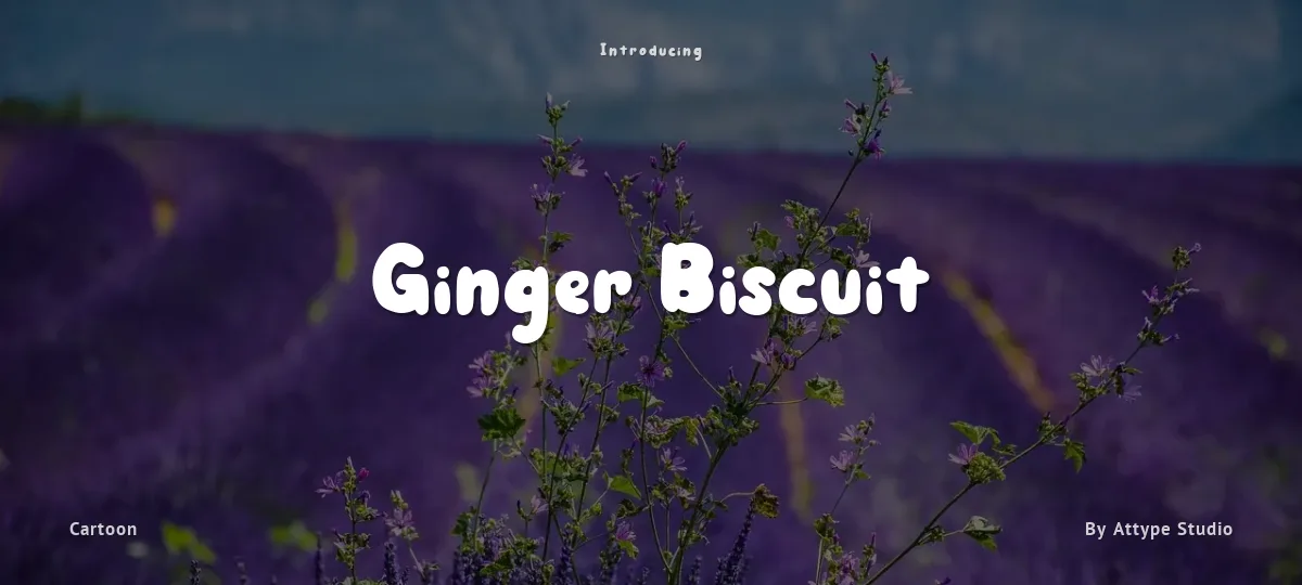 Ginger Biscuit font preview