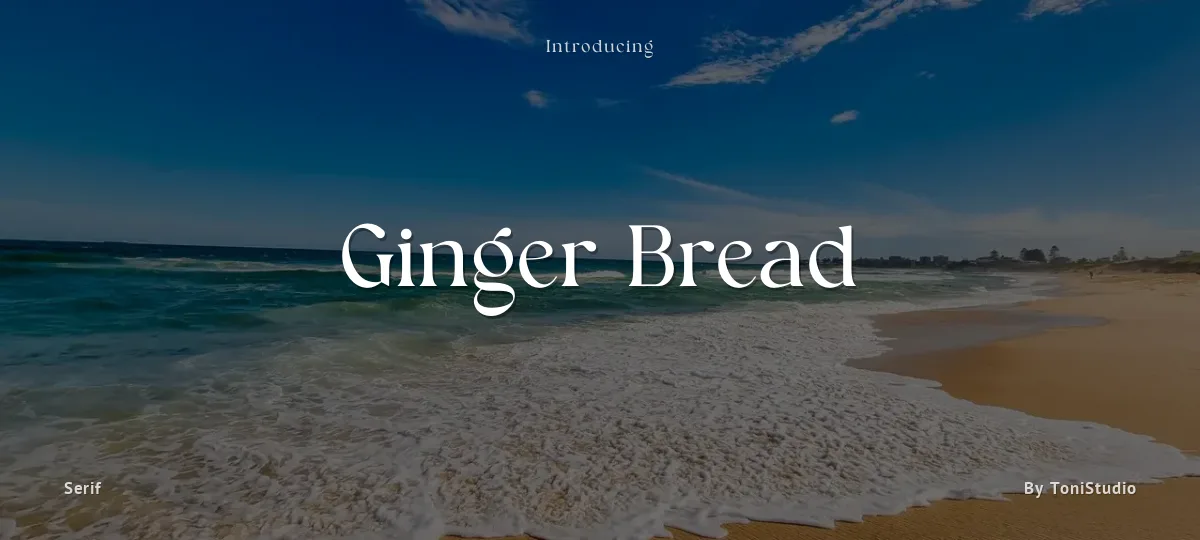 Ginger Bread font preview