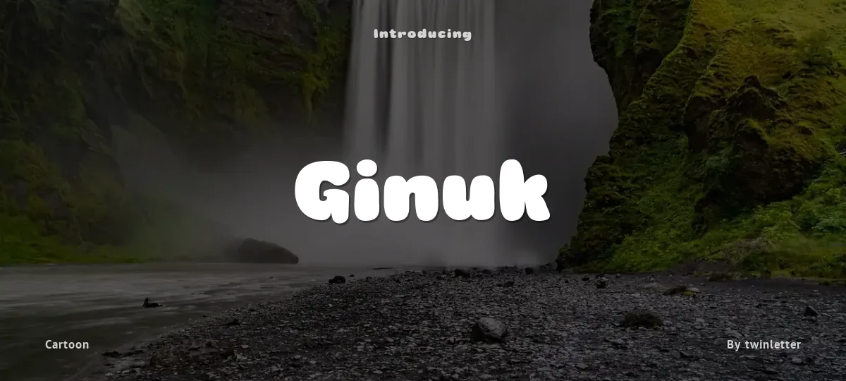Ginuk font preview