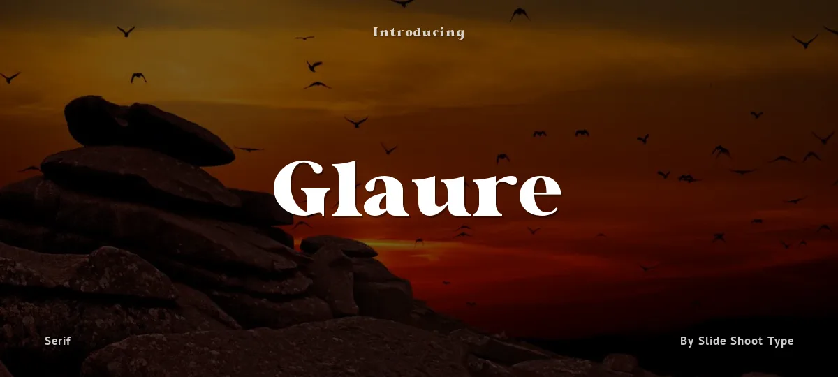 Glaure font preview