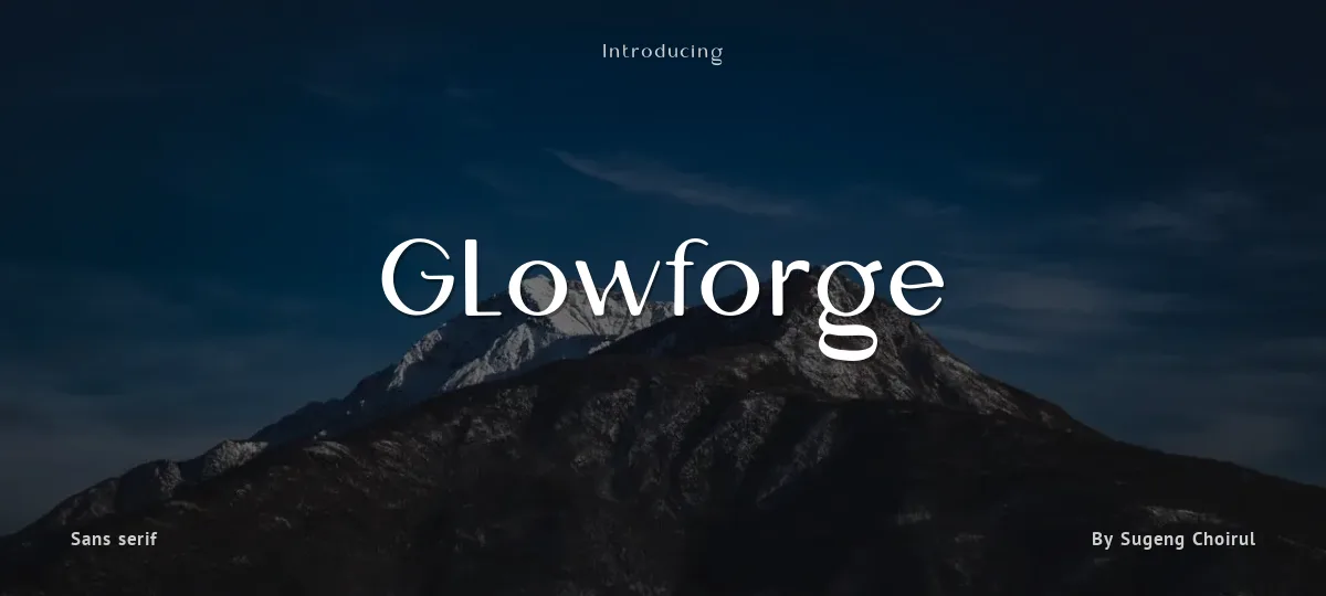 Glowforge font preview