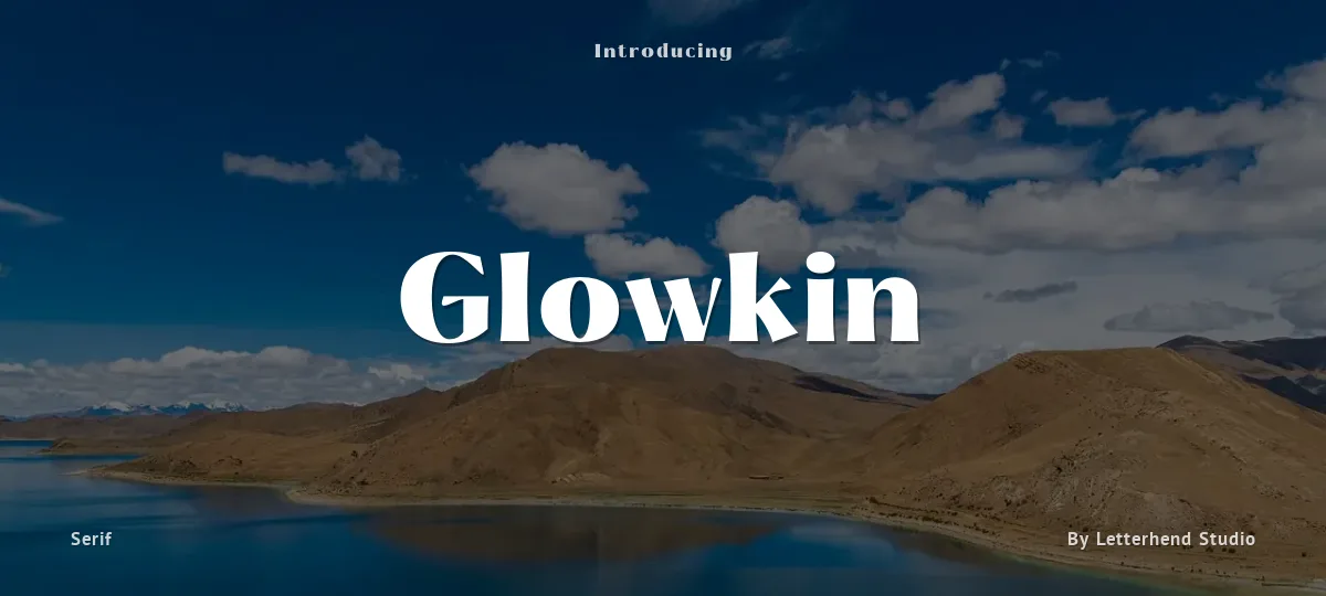 Glowkin font preview