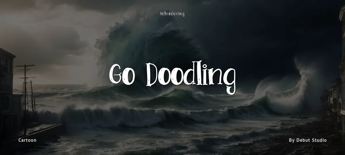 Go Doodling font preview