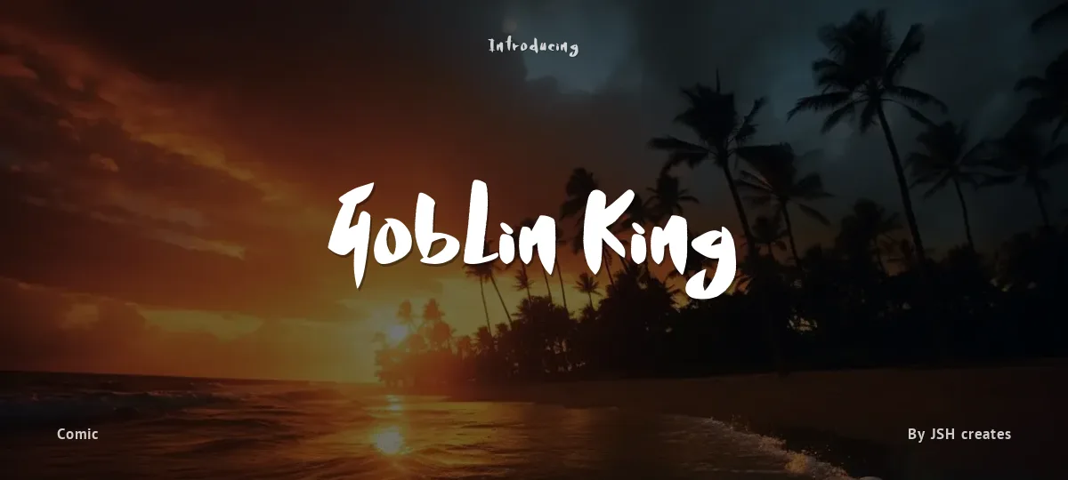 Goblin King font preview