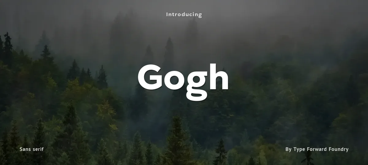 Gogh font preview