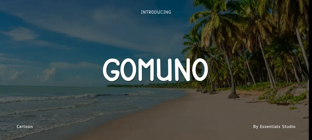 Gomuno font preview