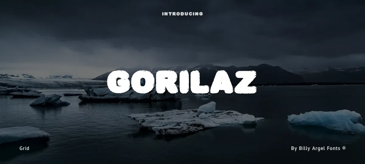 Gorilaz font preview