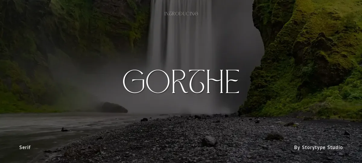Gorthe font preview