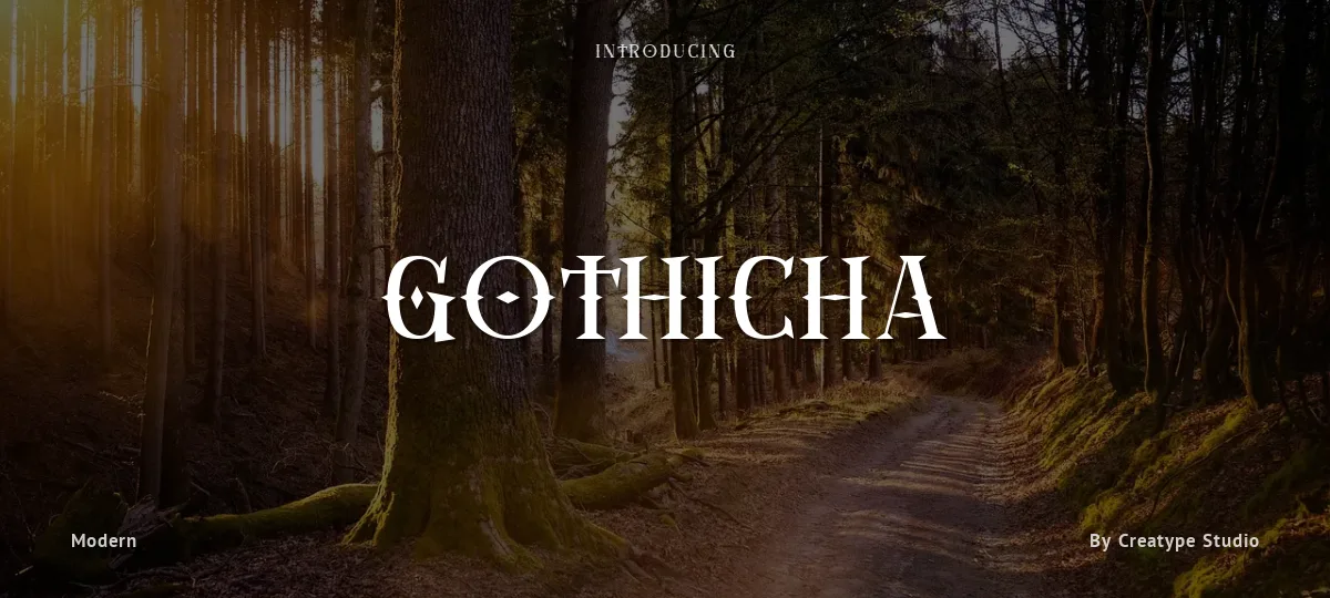 Gothicha font preview