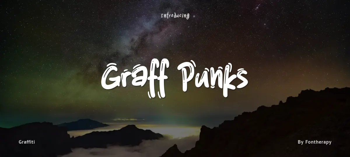 Graff Punks font preview