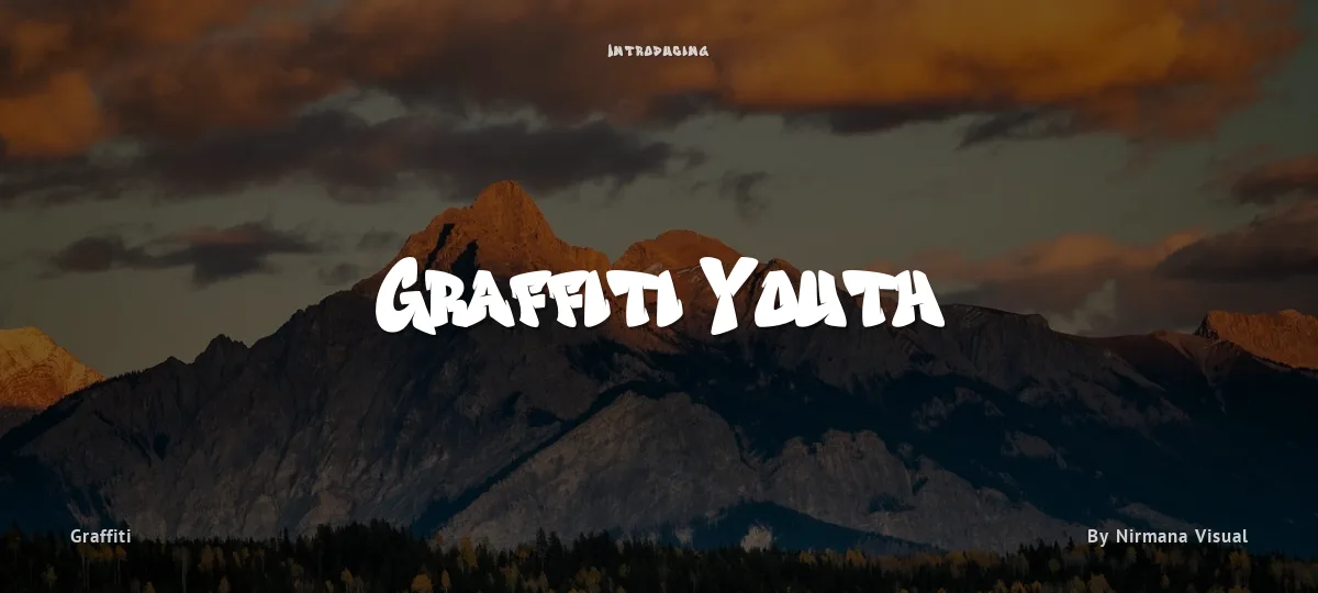 Graffiti Youth font preview