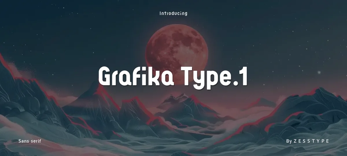 Grafika Type.1 font preview