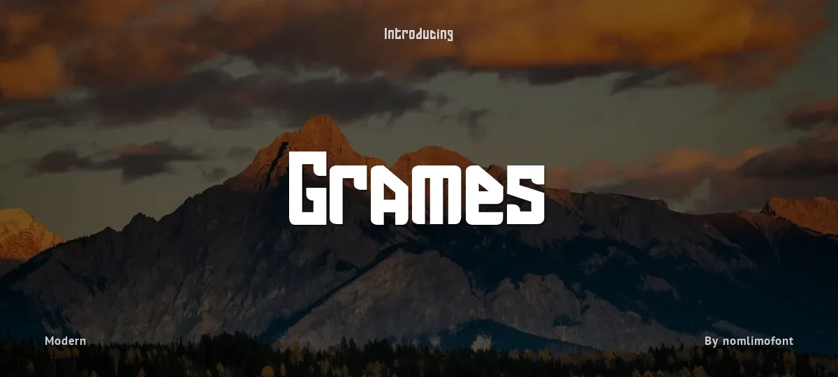 Grames font preview