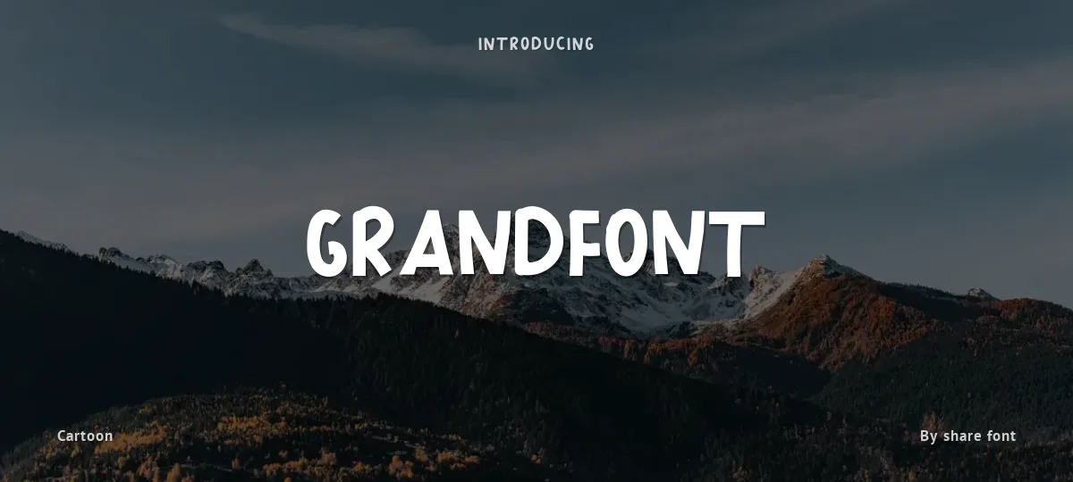 Grandfont font preview