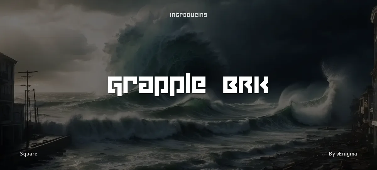 Grapple BRK font preview