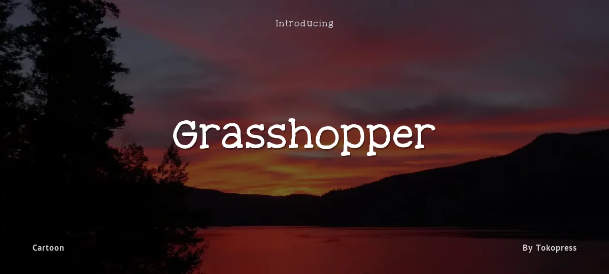 Grasshopper font preview