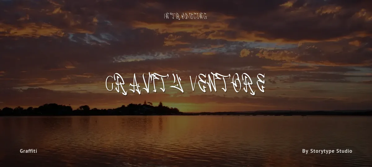 Gravity Ventore font preview