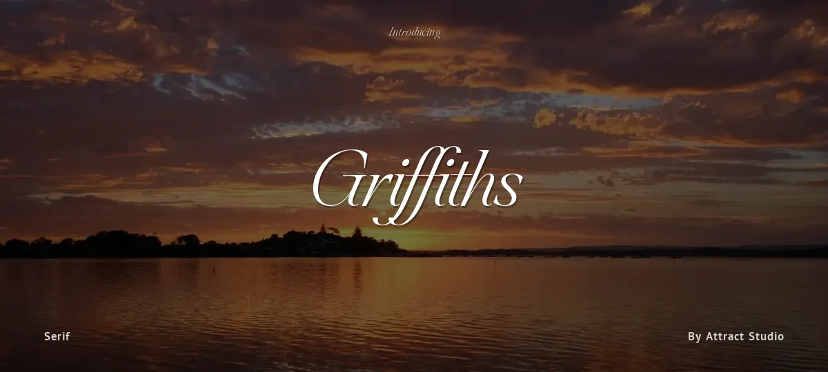 Griffiths font preview