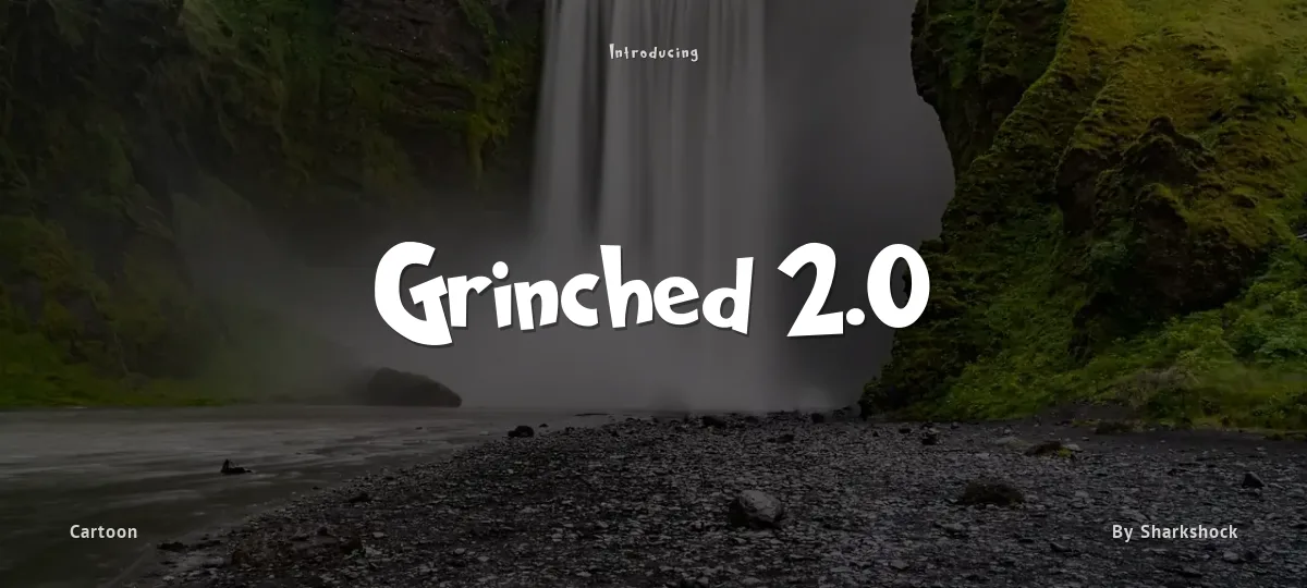 Grinched 2.0 font preview