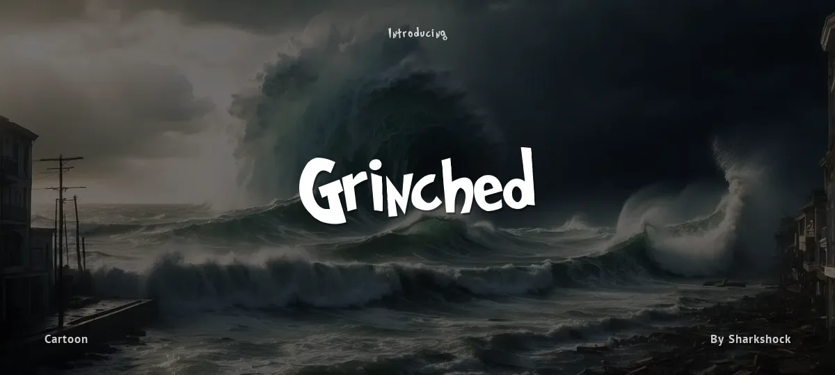 Grinched font preview