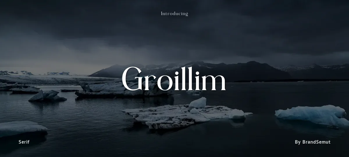 Groillim font preview