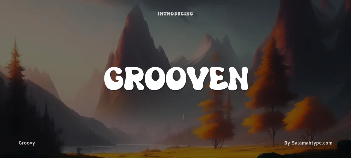 Grooven font preview