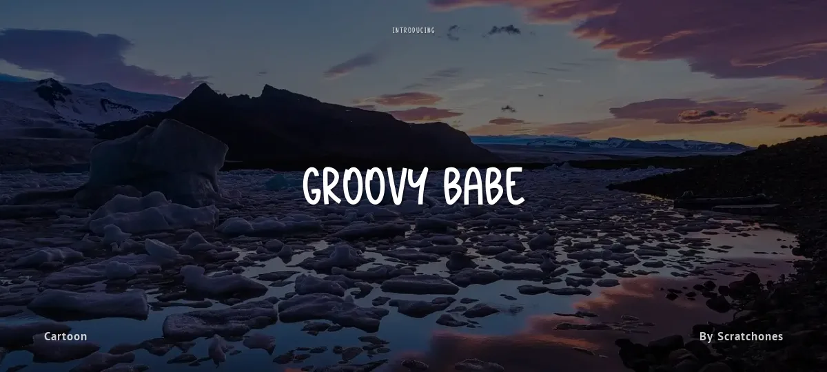 Groovy Babe font preview