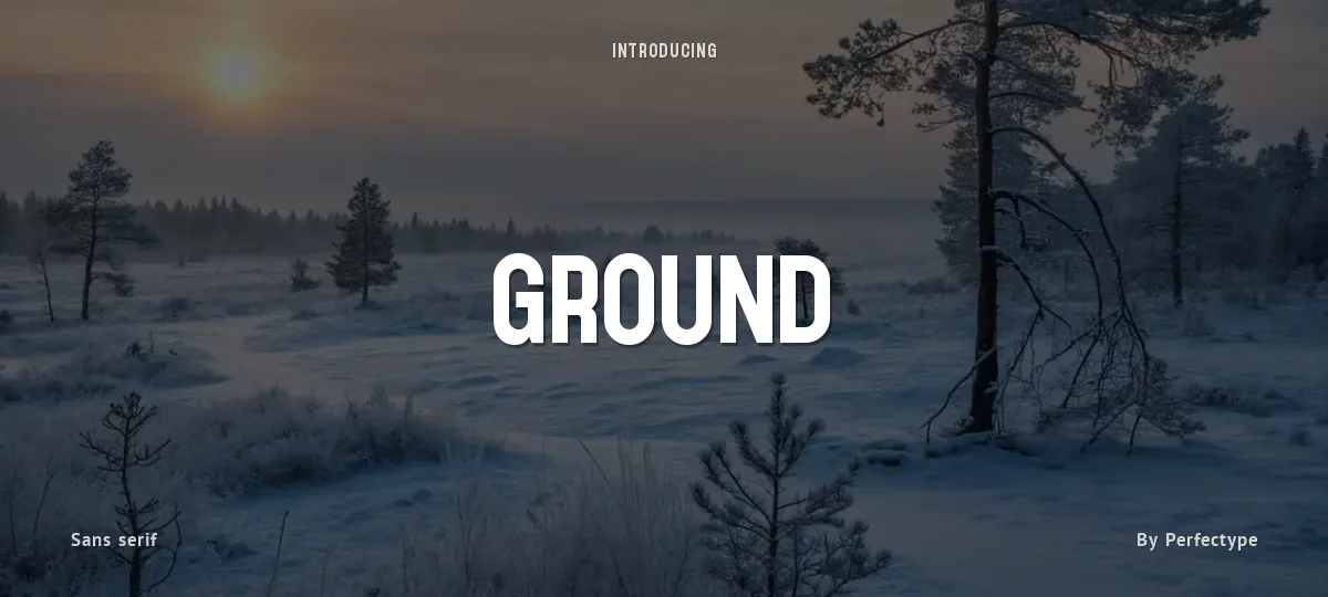 Ground font preview