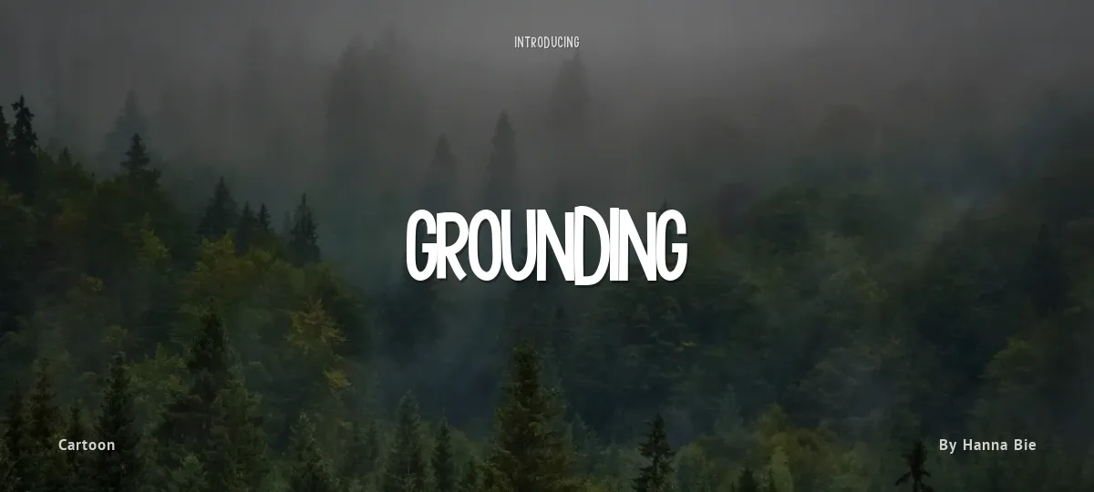 Grounding font preview