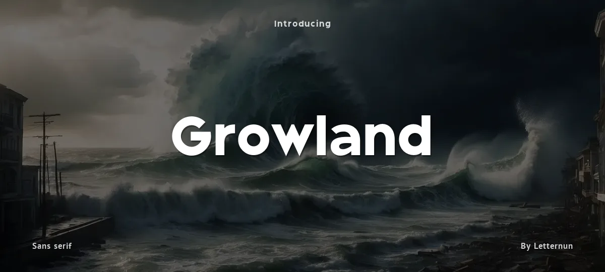 Growland font preview