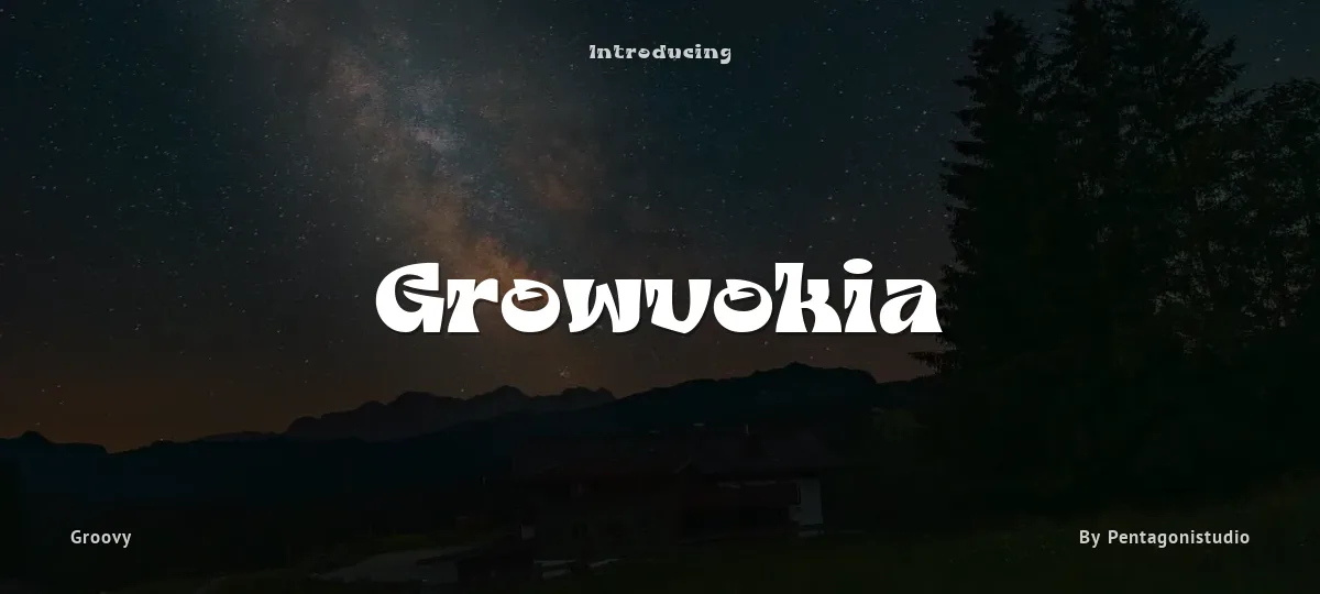 Growvokia font preview