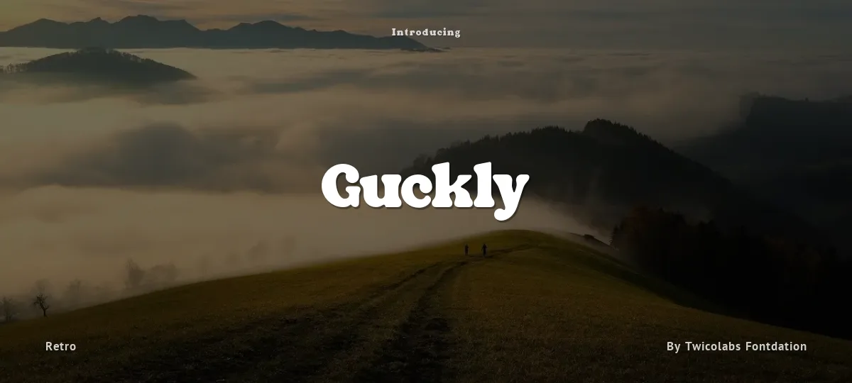 Guckly font preview