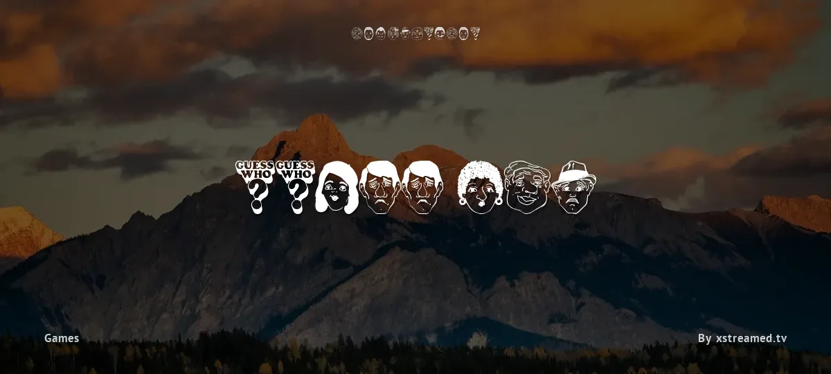 Guess Who font preview