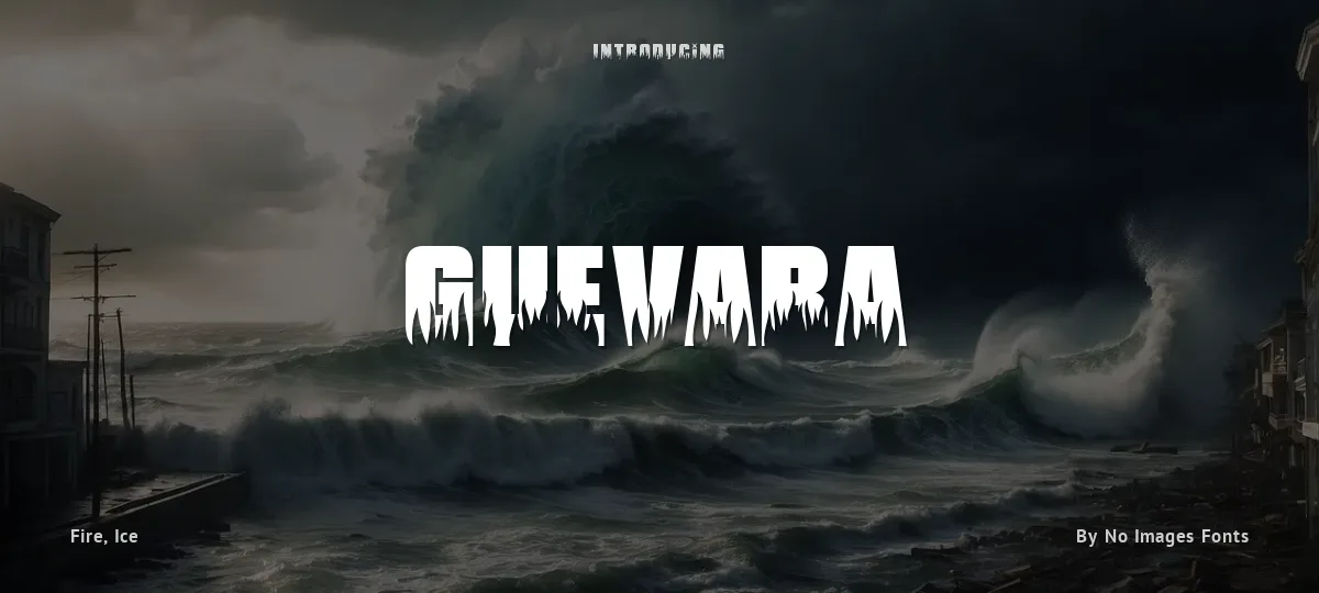 Guevara font preview