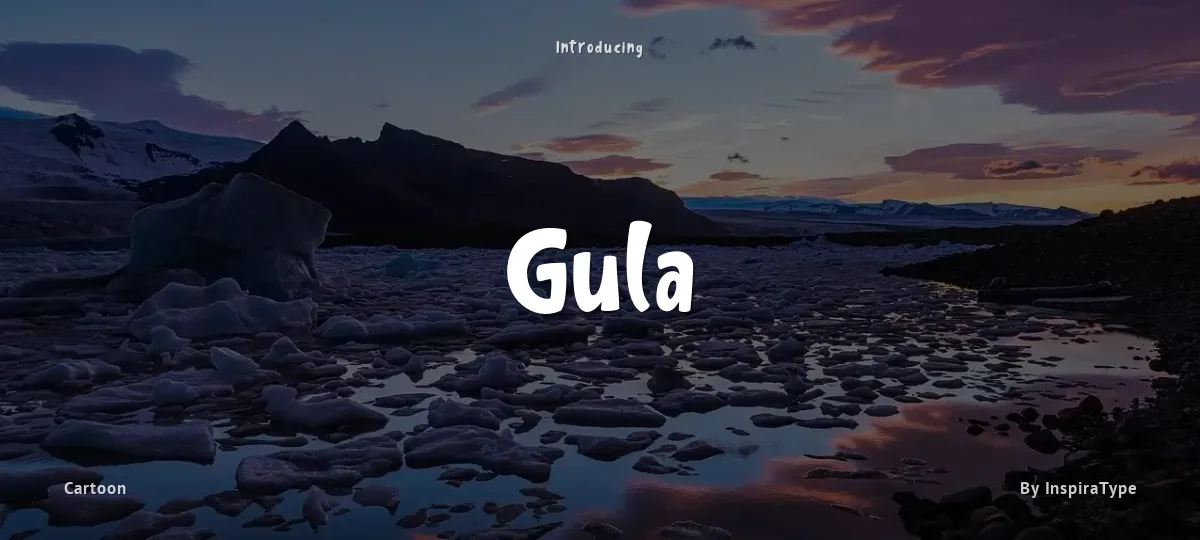 Gula font preview