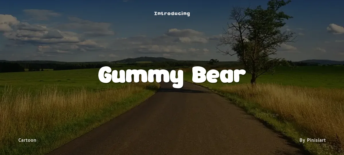 Gummy Bear font preview