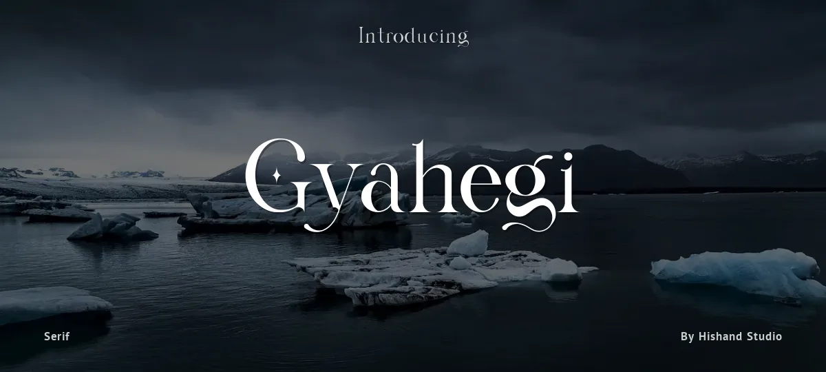 Gyahegi font preview