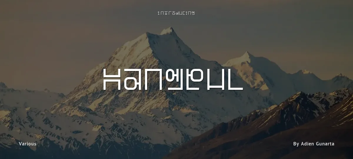 Hangeul font preview
