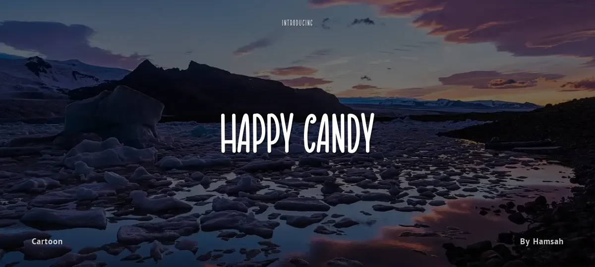 Happy Candy font preview
