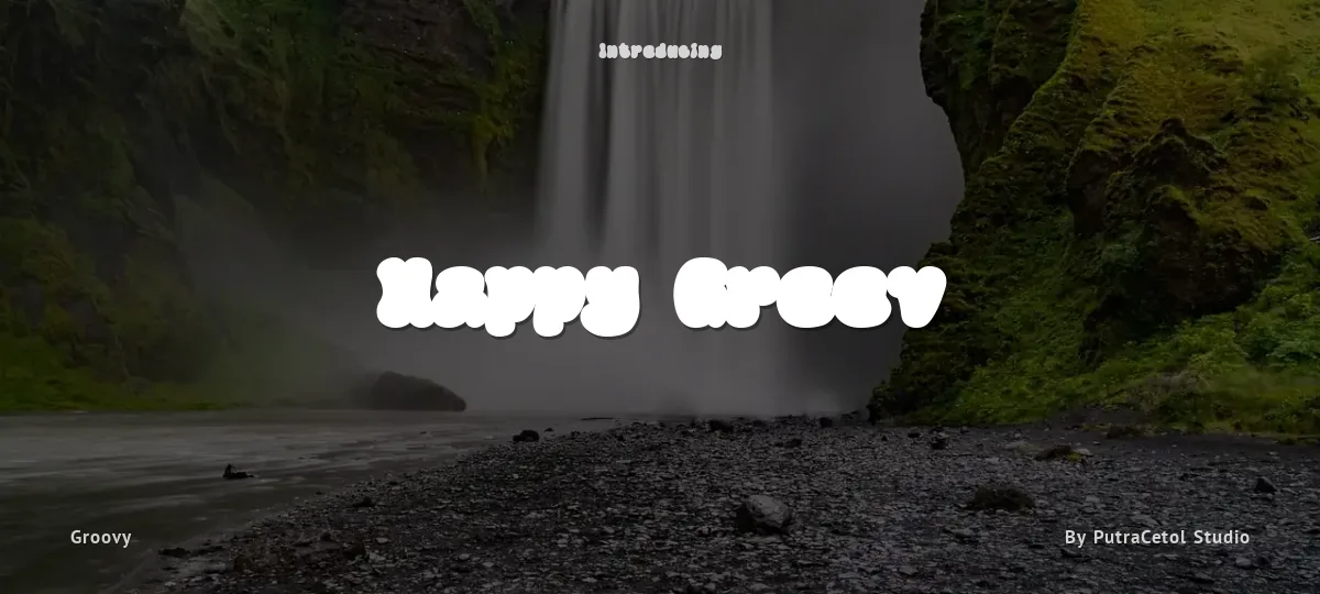 Happy Groov font preview