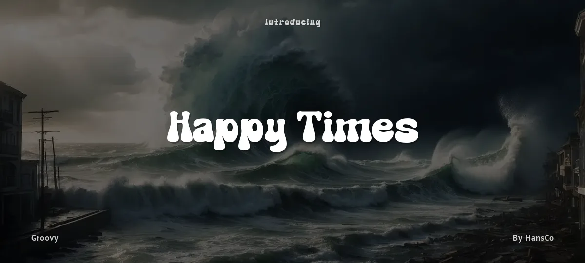 Happy Times font preview