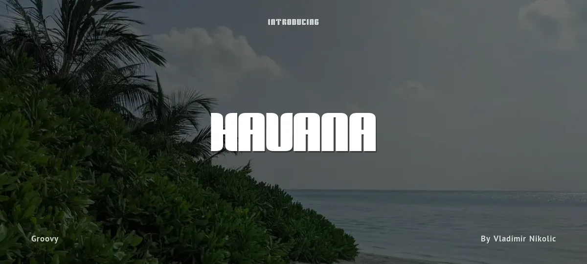 Havana font preview