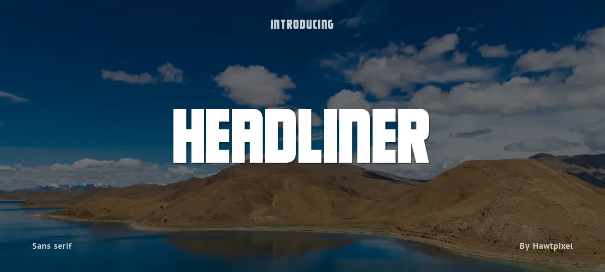 Headliner font preview