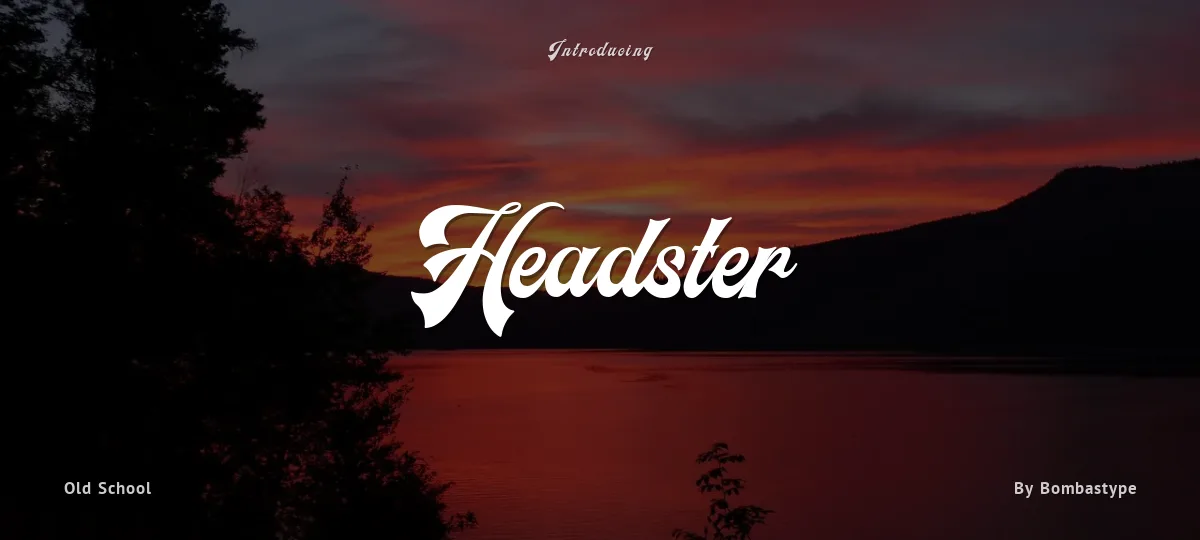 Headster font preview