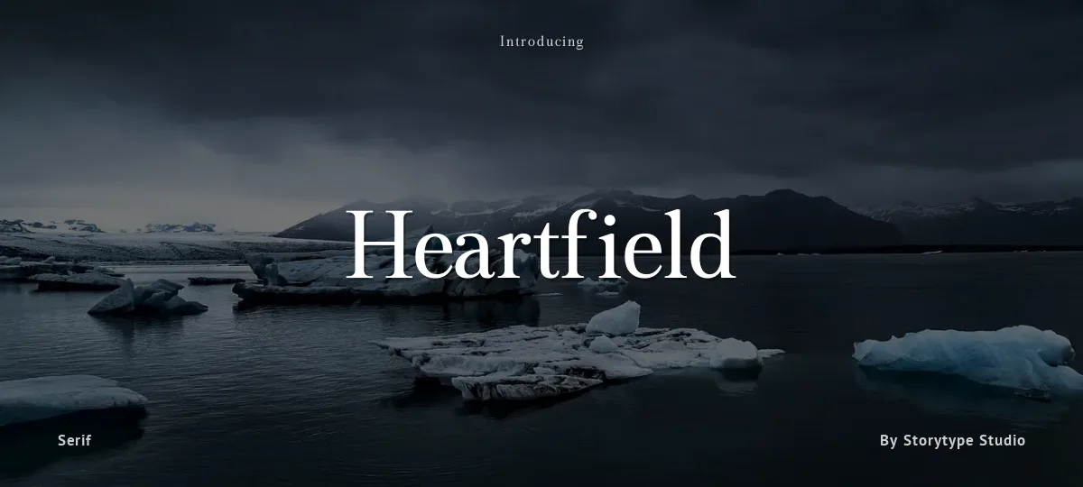 Heartfield font preview