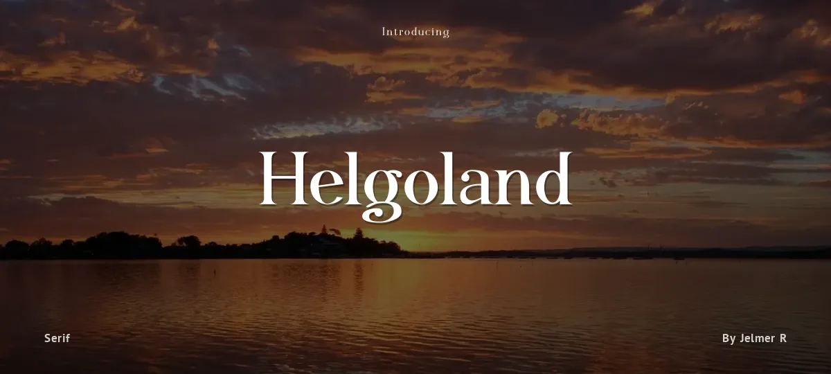 Helgoland font preview