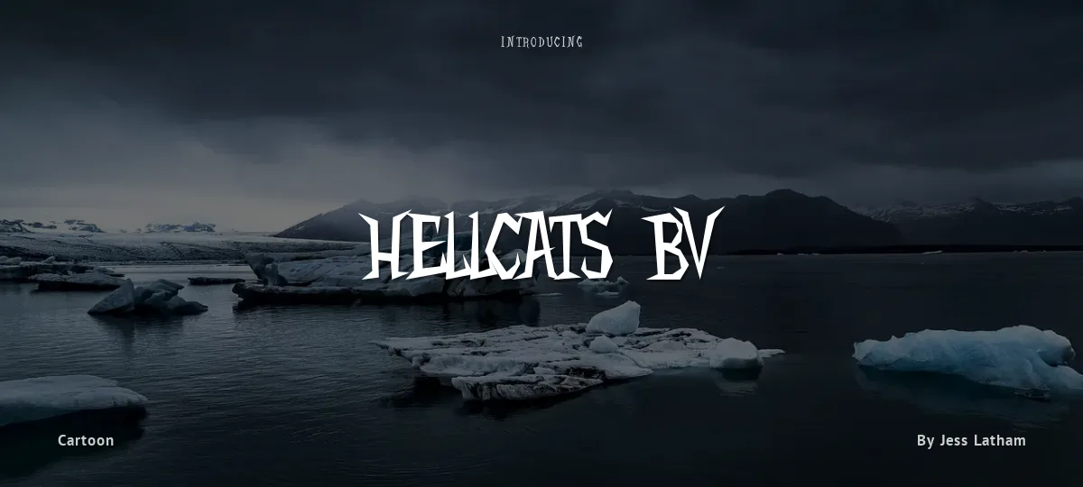 Hellcats BV font preview