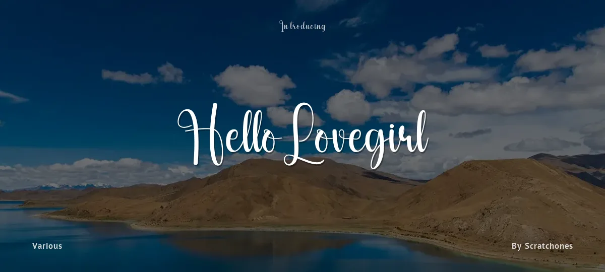 Hello Lovegirl font preview