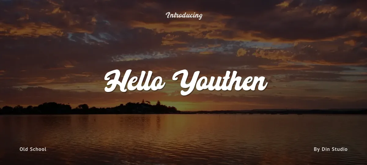 Hello Youthen font preview