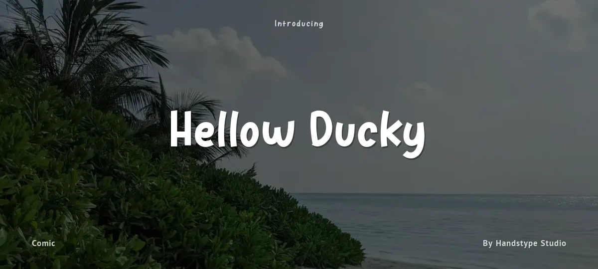 Hellow Ducky font preview